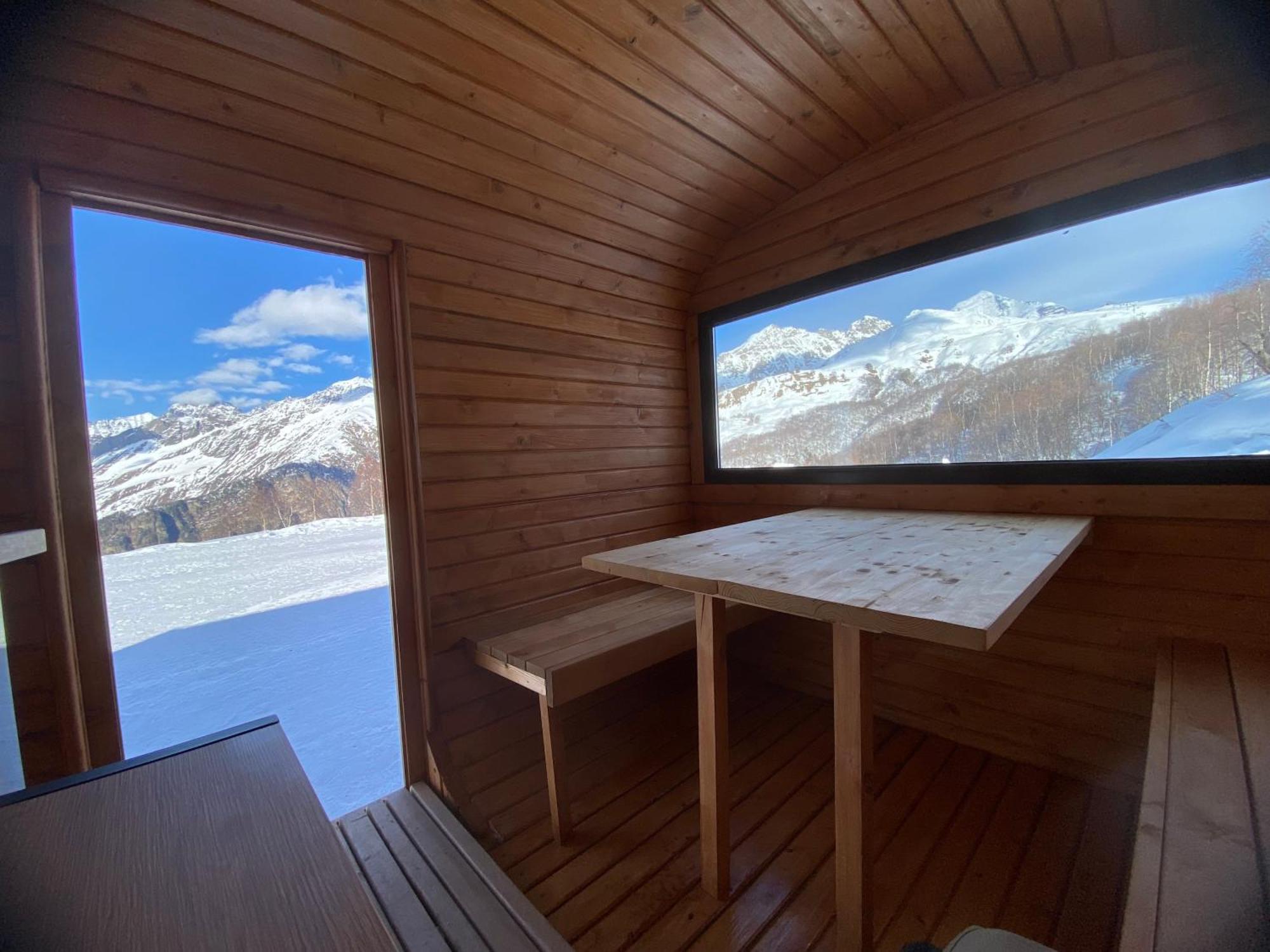 Sauna Tetnuldi Mestia Exteriör bild